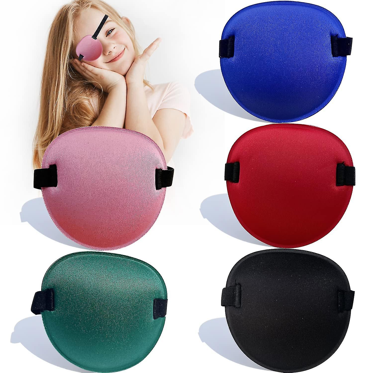 5szt Eye Patch, Super Soft Eye Patches, Regulowana Medyczna Opaska Na Oczy Dla Dorosłych I Dzieci, Amblyopia Leniwe Opaski na Lewe lub Prawe Oczy, ...