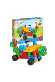 Klocki konstrukcyjne, Kreatywny zestaw startowy, 25 el., 18m+