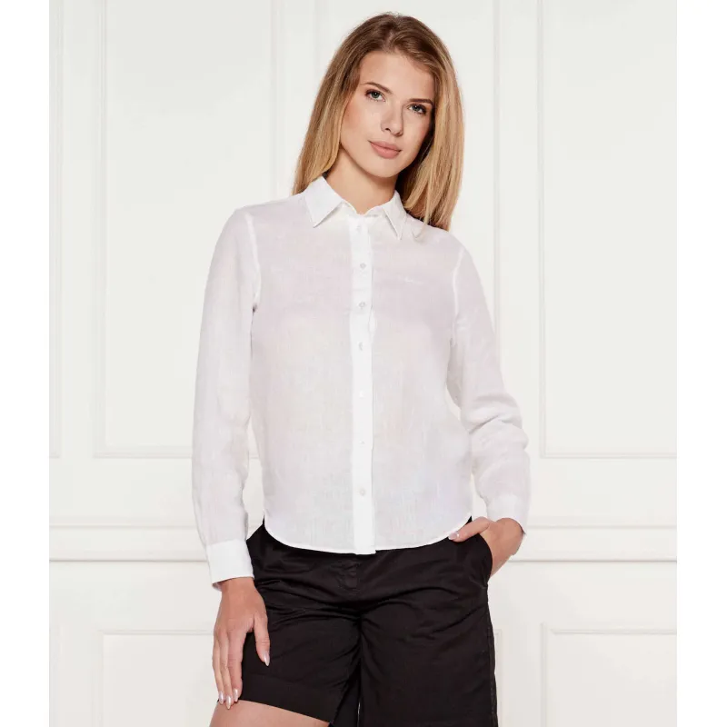 Gant Lniana koszula Regular Fit