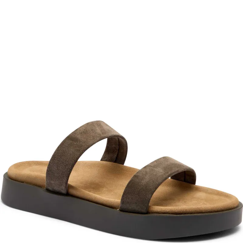 INUIKII Skórzane klapki STRAPPY