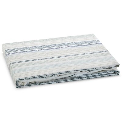 Prześcieradło EUROFIRANY Print 3 z gumką 140 x 200 cm Niebieski