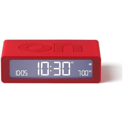 Budzik LEXON Flip Mini Czerwony