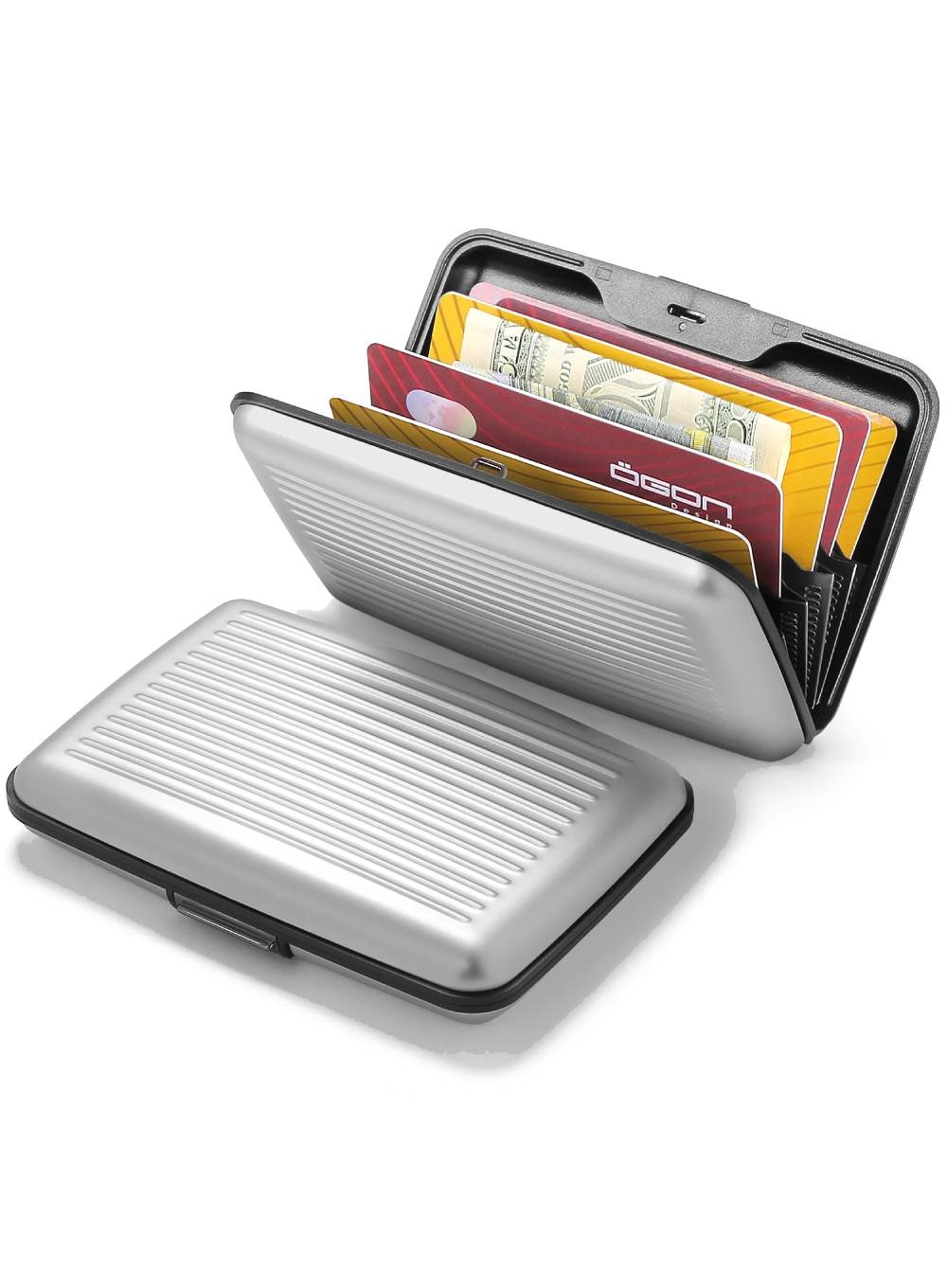 Portfel aluminiowy Ogon Design Stockholm Smart Case V3 - silver