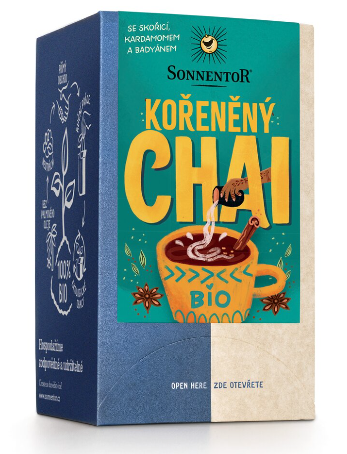 Sonnentor - Chai korzenna, herbata w torebkach, organiczna, 18 szt.