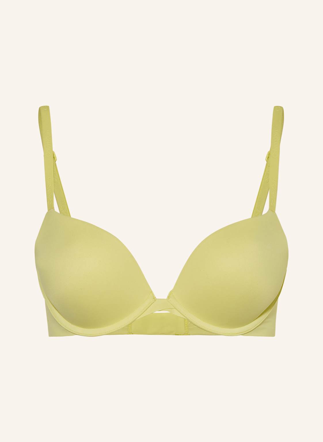Calvin Klein Biustonosz Push-Up Perfectly Fit gelb