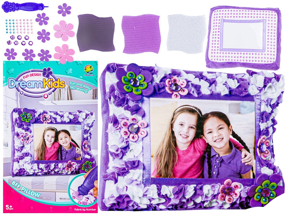 Zabawkowy Zestaw Ramka Na Zdjęcie Do Ozdobienia, Poduszka