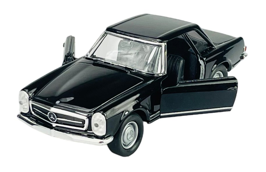 WELLY OLD TIMER 1963 MERCEDES 230SL PAGODA W113 CZARNY 1:34 NOWY METALOWY MODEL 43774