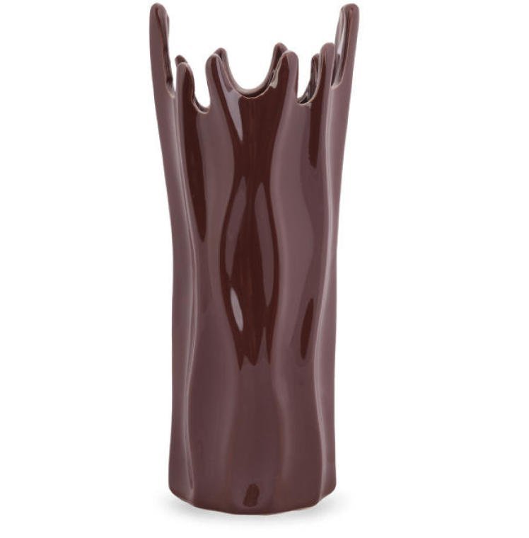 Wazon Dekoracyjny Brązowy Koralowiec Wysoki 24cm z