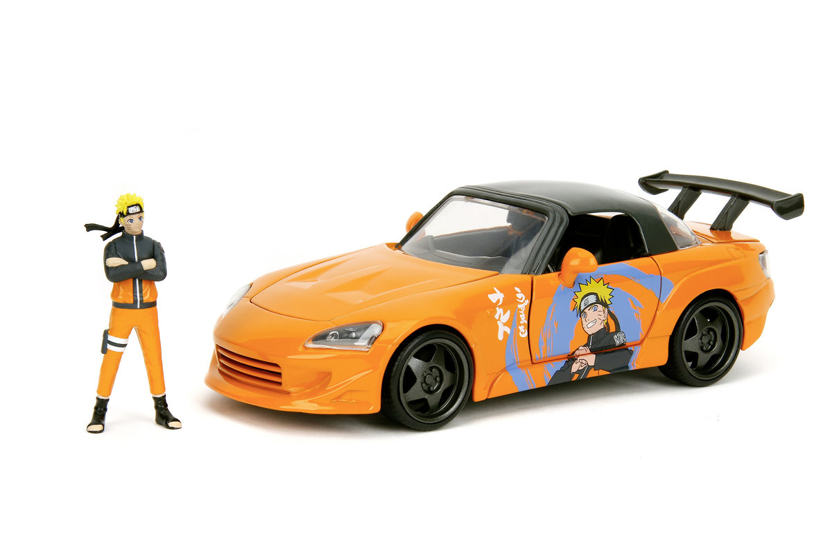 JADA NARUTO SHIPPUDEN 2001 HONDA S2000 + FIGURKA NARUTO UZUMAKI 1:24 253255084
