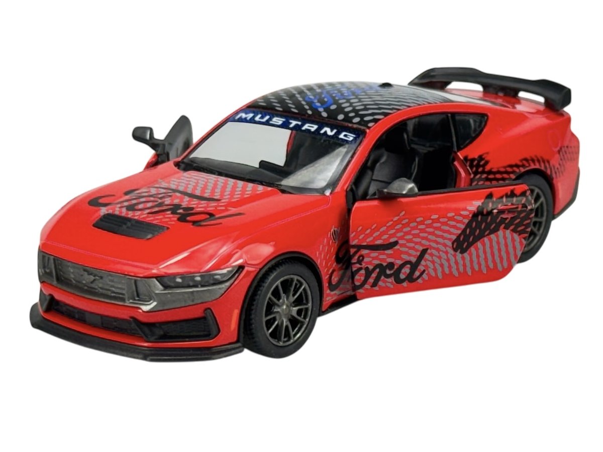 KINSMART 2024 FORD MUSTANG DARK HORSE CZERWONY 1:38 BEZ PUDEŁKA KT5455