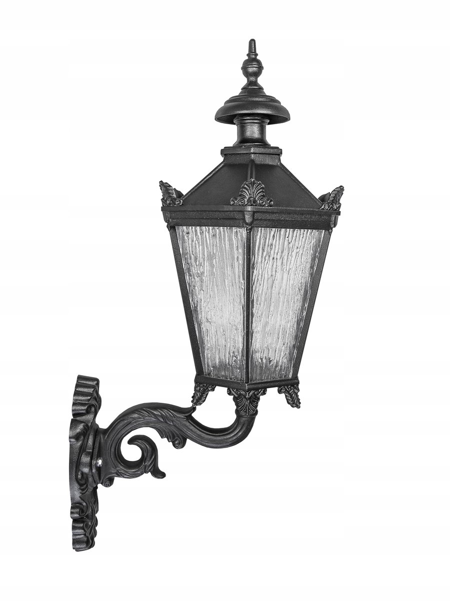 KLOSZ ŻELIWNY LAMPA LAMPION KINKIET OŚWIETLENIE