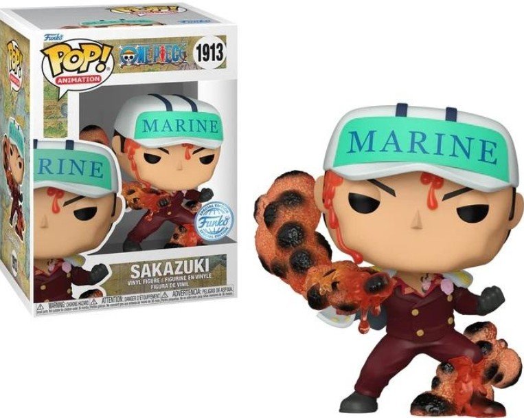 funko pop! one piece animation 1913 sakazuki (admiral akainu)