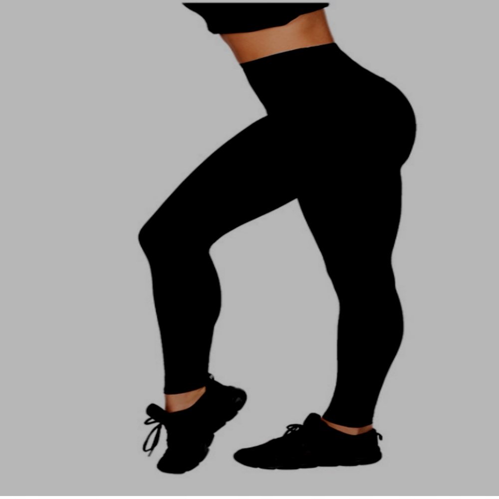 Legginsy Wysoki Stan Kryjące Sportowe Fitness na Siłownie S/ bez kartonu