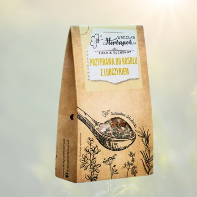 Przyprawa do rosołu z lubczykiem, Herbapol, 60 g