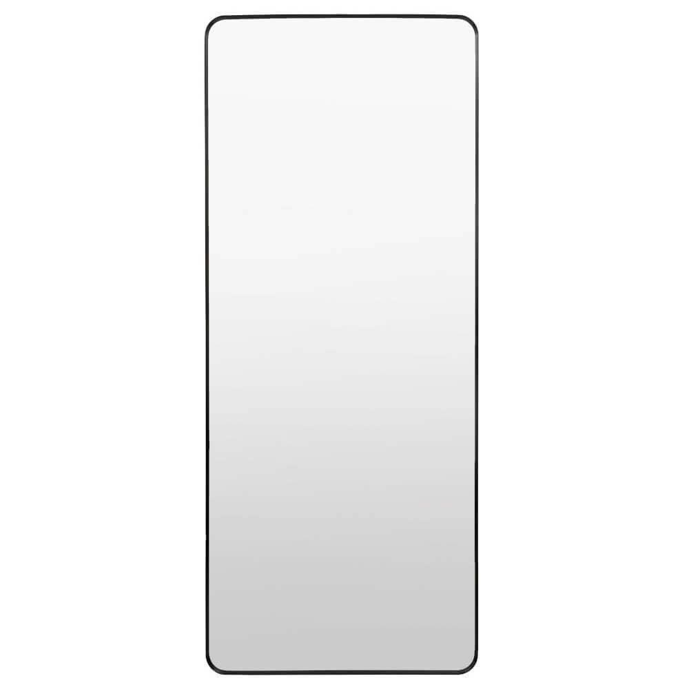 Minimalistyczne lustro Holworth 5056693546764 stojące czarny