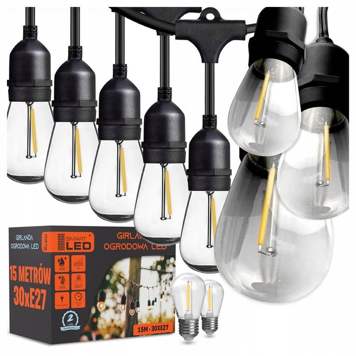 Girlanda ogrodowa świetlna, SMARTLED, 1500 cm