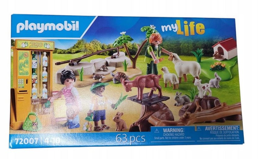 Playmobil Mini zoo 72007 KRÓLIK OWCE CIELAK ŻÓŁWIE