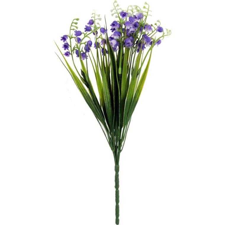 Bukiet 5 Gałązek Z Konwaliami 30 Cm Kolor Fioletow