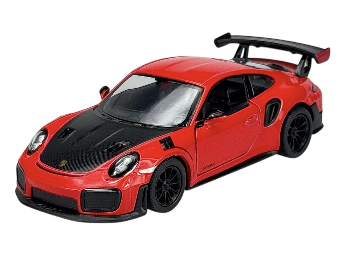 KINSMART PORSCHE 911 992 GT2 RS CZERWONY 1:36 BEZ PUDEŁKA KT5408
