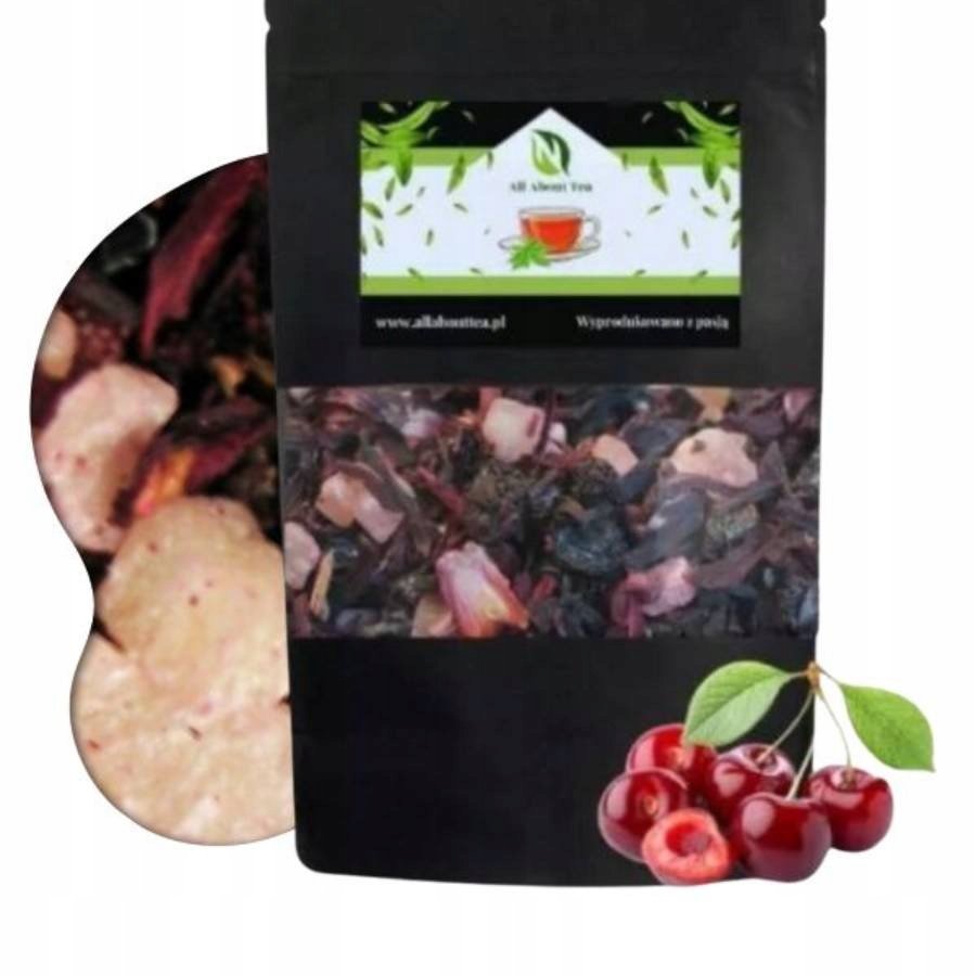Herbatka mocno owocowa z wiśniami WIŚNIOWo-RUMOWA Wiśnie w Rumie 100g