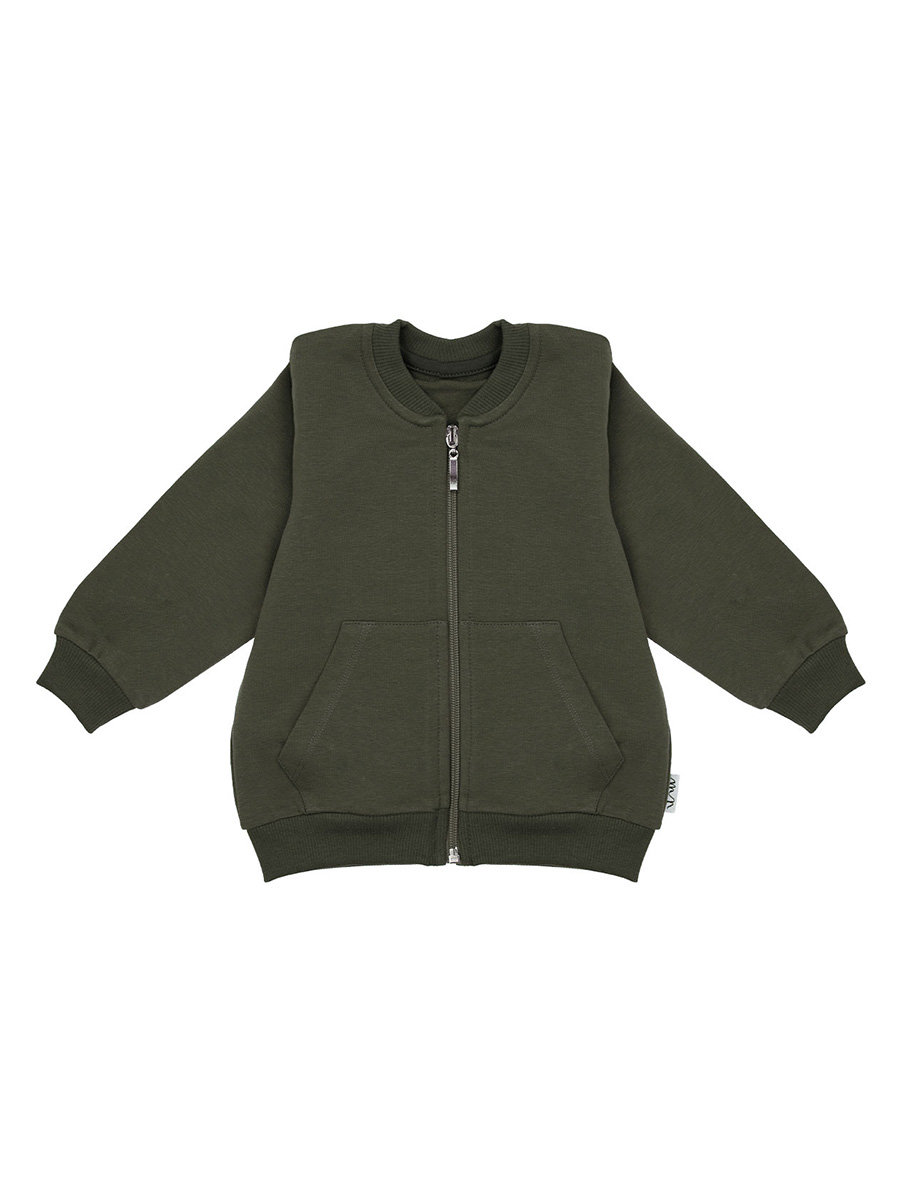 Chłopięca bluza bomberka ze stójką khaki Nicol,r.86