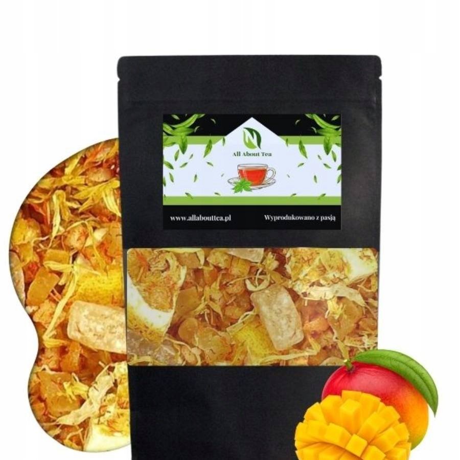 HERBATKA MOCNO OWOCOWA MANGO TANGO mango ananas herbata 100G
