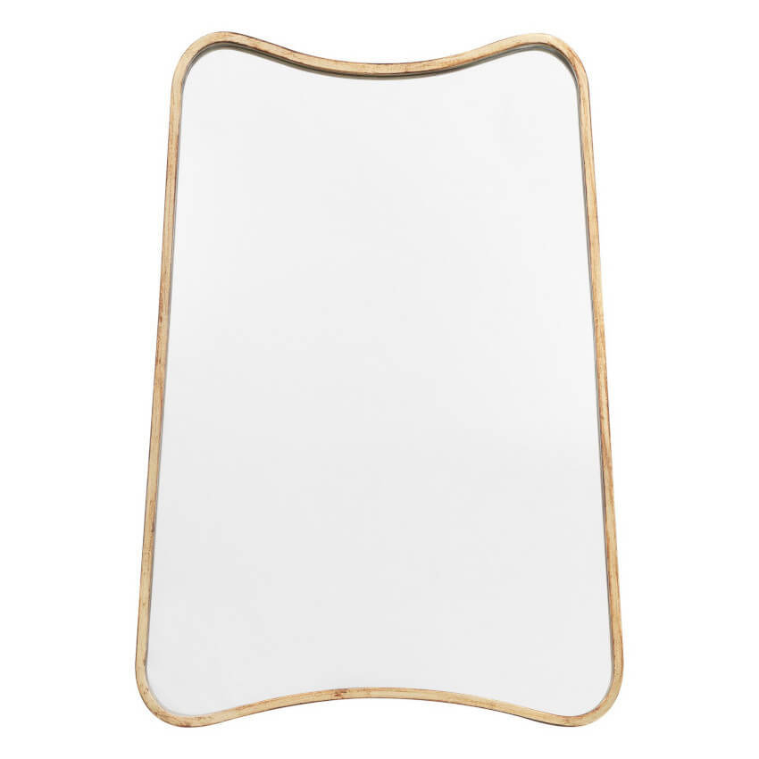 Lustro salonowe Kurva 5055999207386 szklane metalowe złote