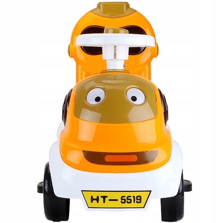 JEŹDZIK, SLIDE CAR Z KIEROWNICĄ, KLAKSONEM I DŹWIĘKAMI 5519B
