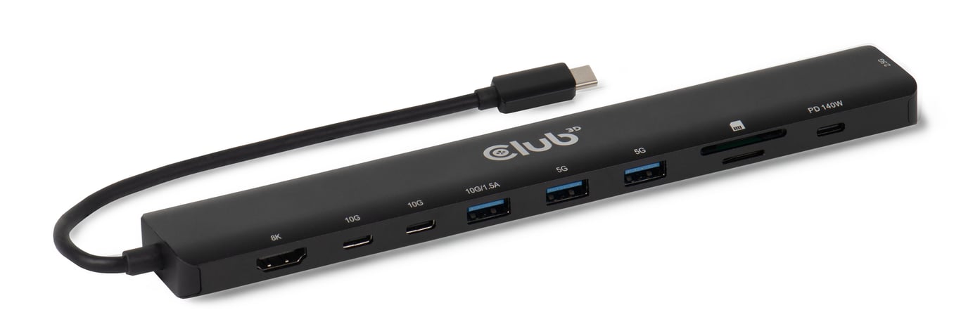 CLUB3D CSV-2550 huby i koncentratory USB Type-C