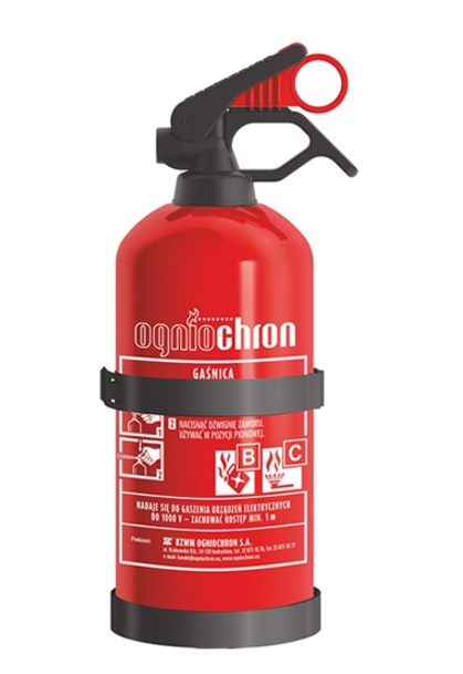 Gaśnica samochodowa proszkowa 1kg GP-1ZBC/MP