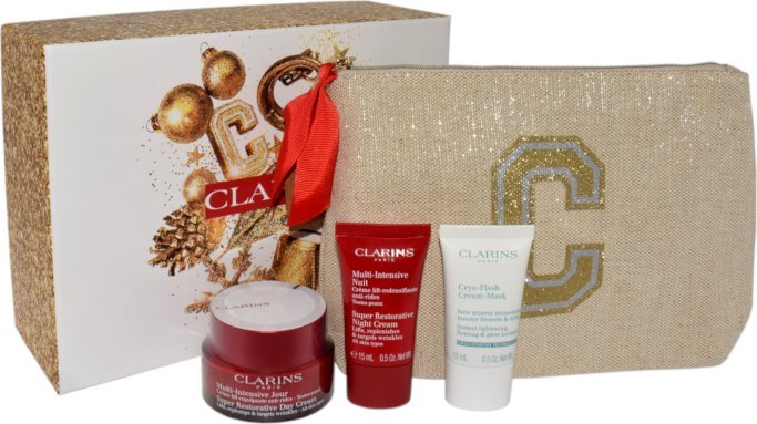 Clarins CLARINS SET MULTI-INTENSIVE DAY CREAM + SUPER RESTORATIVE NIGT CREAM + CRYO FLASH CREAM MASK 15ML
