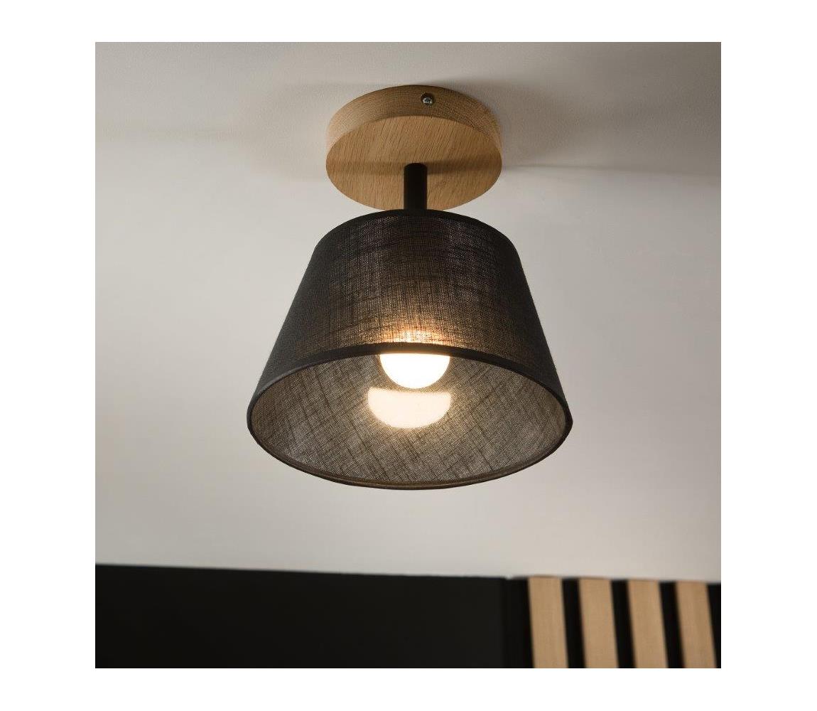 Brilagi - Żyrandol natynkowy ANTHONY 1xE14/60W/230V dąb/czarny