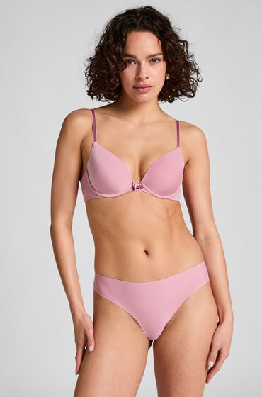 Hunkemöller Brazyliany Lace Back Różowy