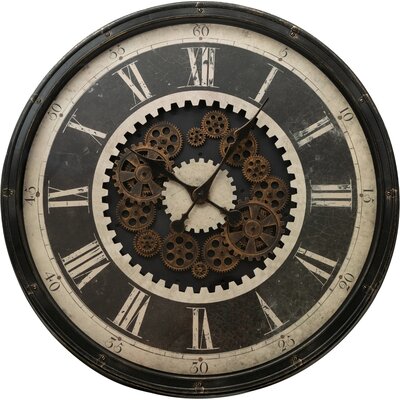 Zegar ścienny EUROFIRANY (81) 76 cm Czarny