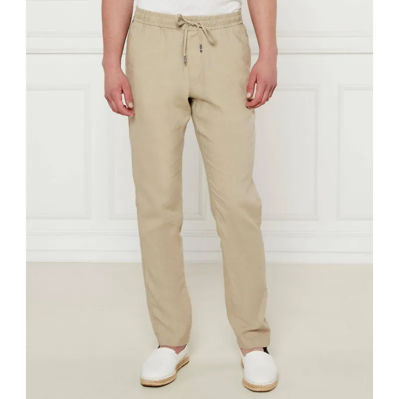 Tommy Hilfiger Lniane spodnie chino HARLEM Relaxed fit
