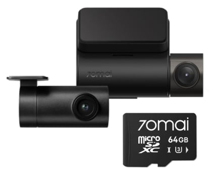 70mai Dash Cam A200 + RC11 Full HD/130/2