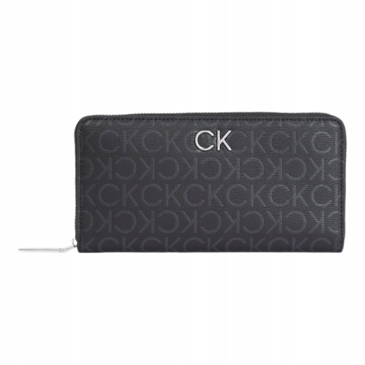 Calvin klein bezpieczny portfel damski ck daily lg z/a wallet mono czarny