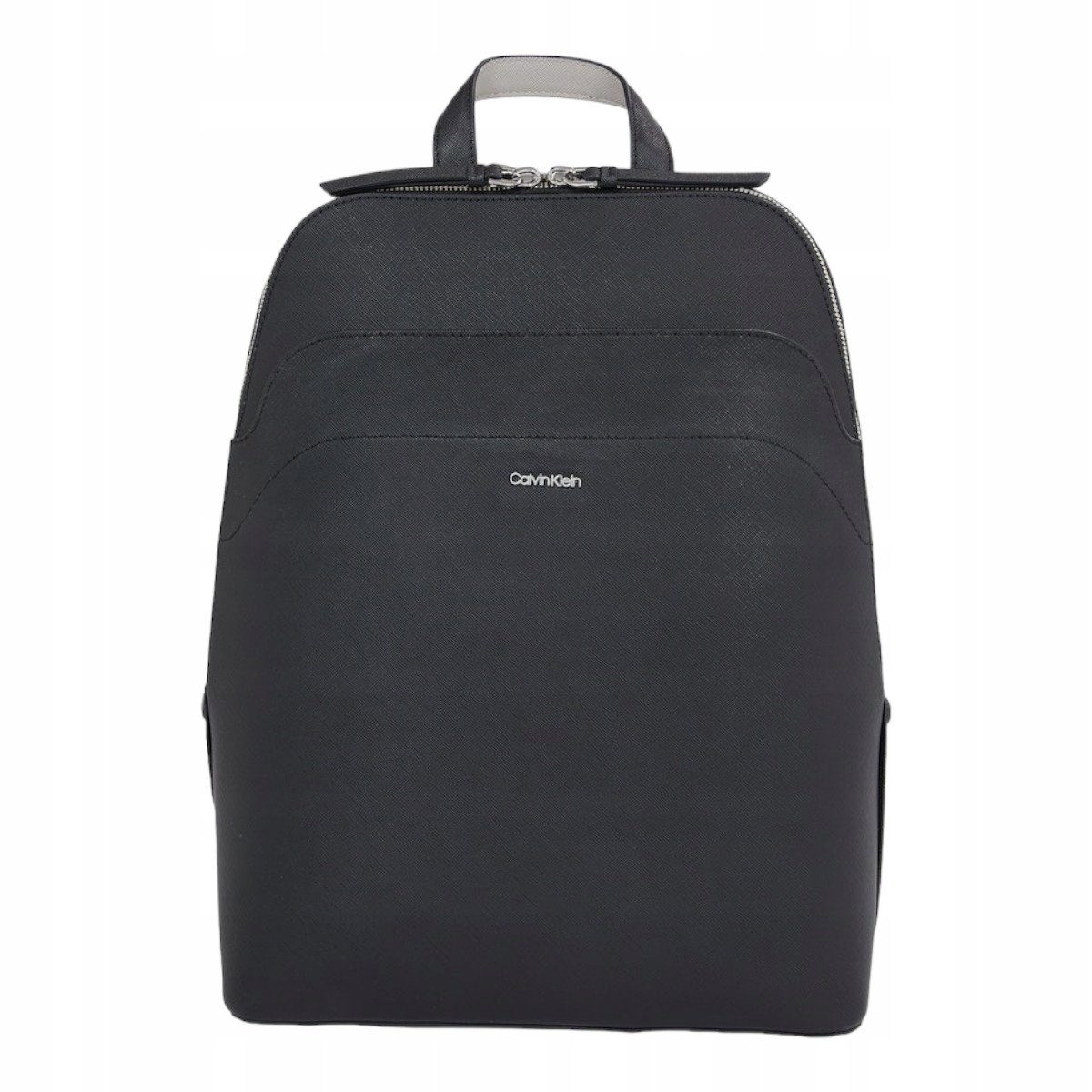 Calvin klein plecak damski business backpack saffiano czarny