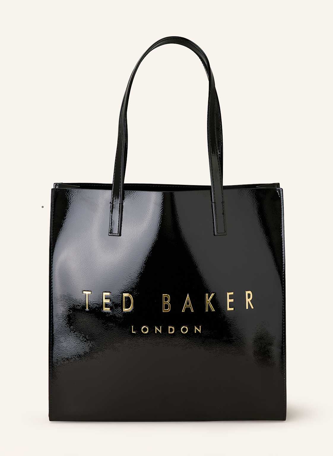 Ted Baker Torba Shopper Crinkon Large schwarz