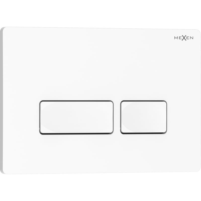 Mexen Tex 04 przycisk spłukujący, biały błyszczący - 6104-01