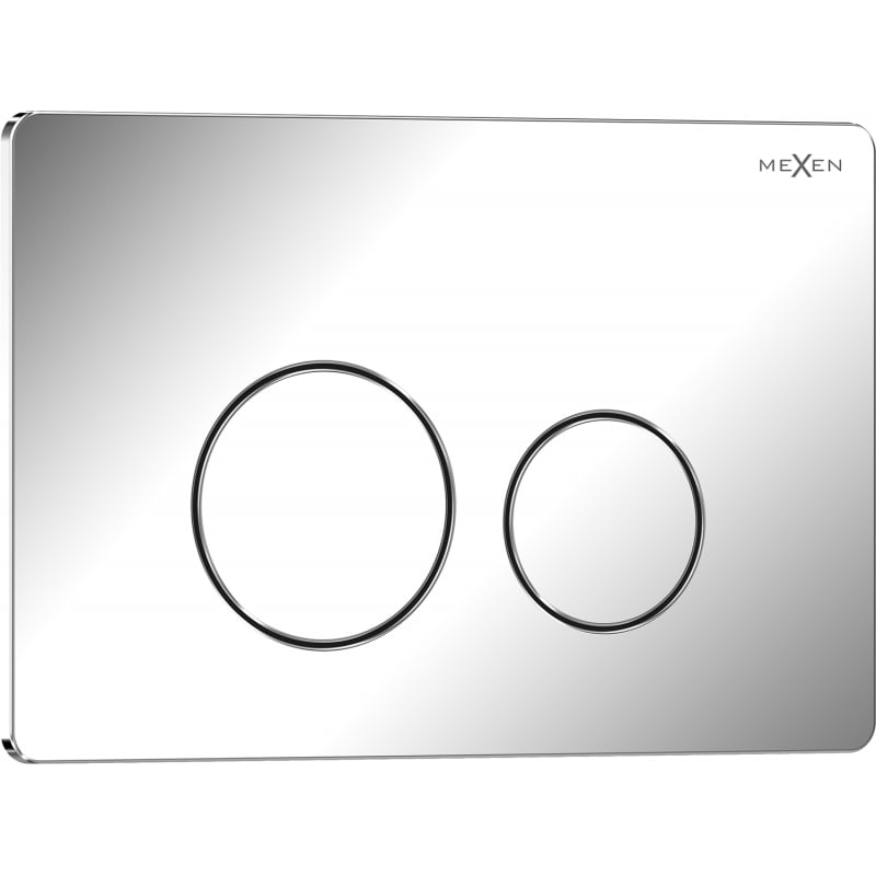 Mexen Tex 06 przycisk spłukujący stal nierdzewna, chrom błyszczący - 6106-03