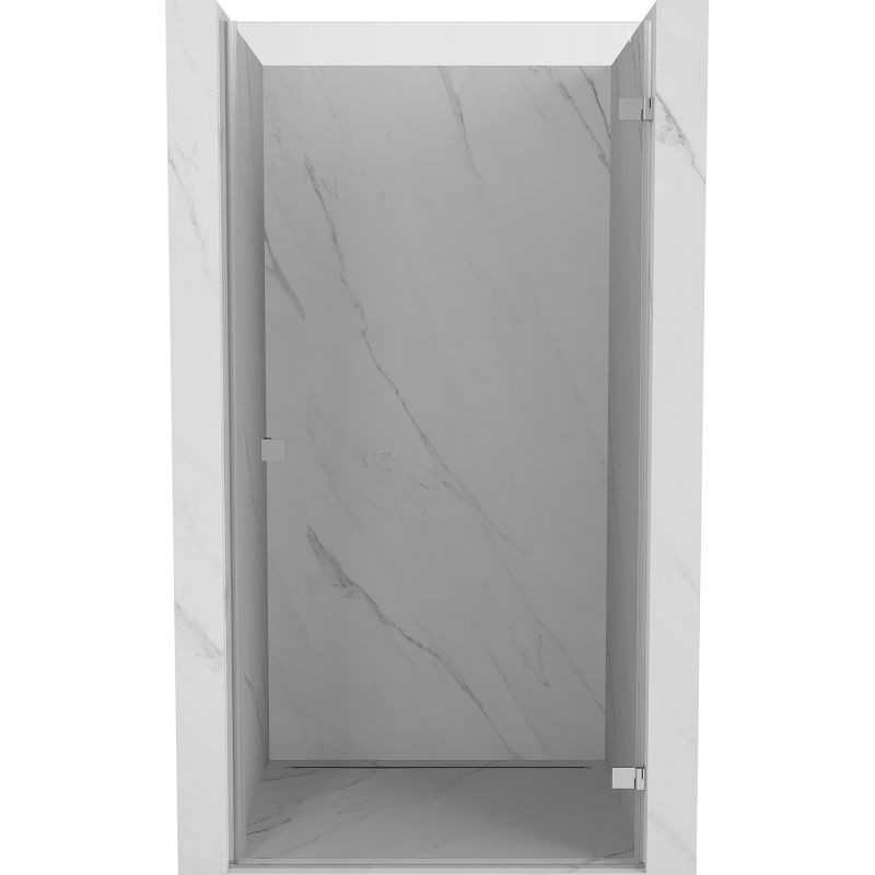 Mexen Lunar-B drzwi prysznicowe uchylne prawe 80 cm, transparent, chrom - 832-080-000-01-00-P