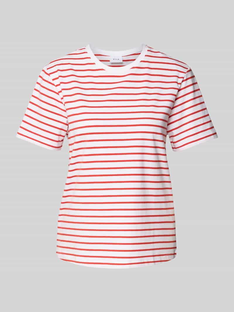 T-shirt z okrągłym dekoltem model ‘NORA’