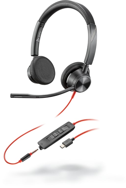 POLY Blackwire 3325 Czarne