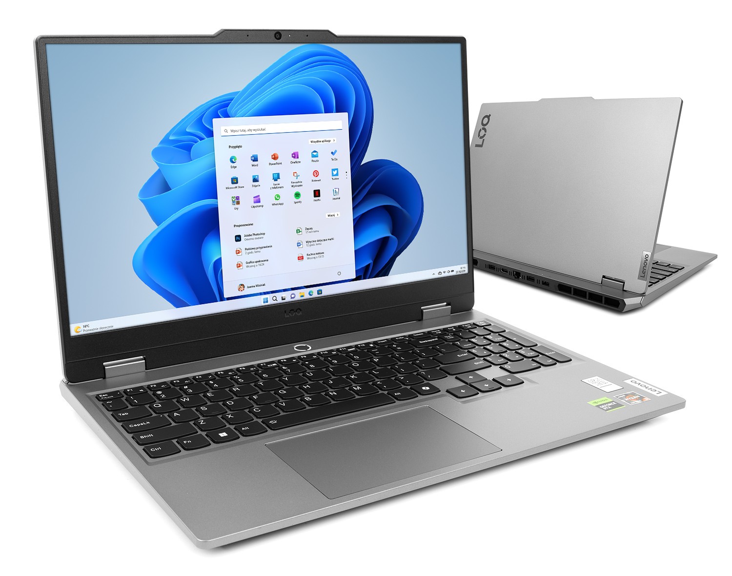 Lenovo LOQ 15 - Ryzen 5 7235HS 15,6''-144Hz 16GB 512GB + 1TB GP36 Win11Home RTX3050 83JC005VPB_500SSD+1000SSD