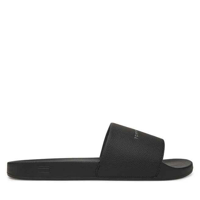 Klapki Tommy Hilfiger Hilifger Nyc Pool Slide FM0FM05432 Czarny