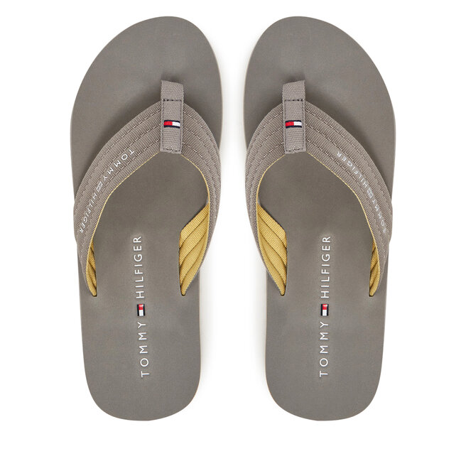 Japonki Tommy Hilfiger Hilfiger Nyc Beach Sandal FM0FM05437 Szary
