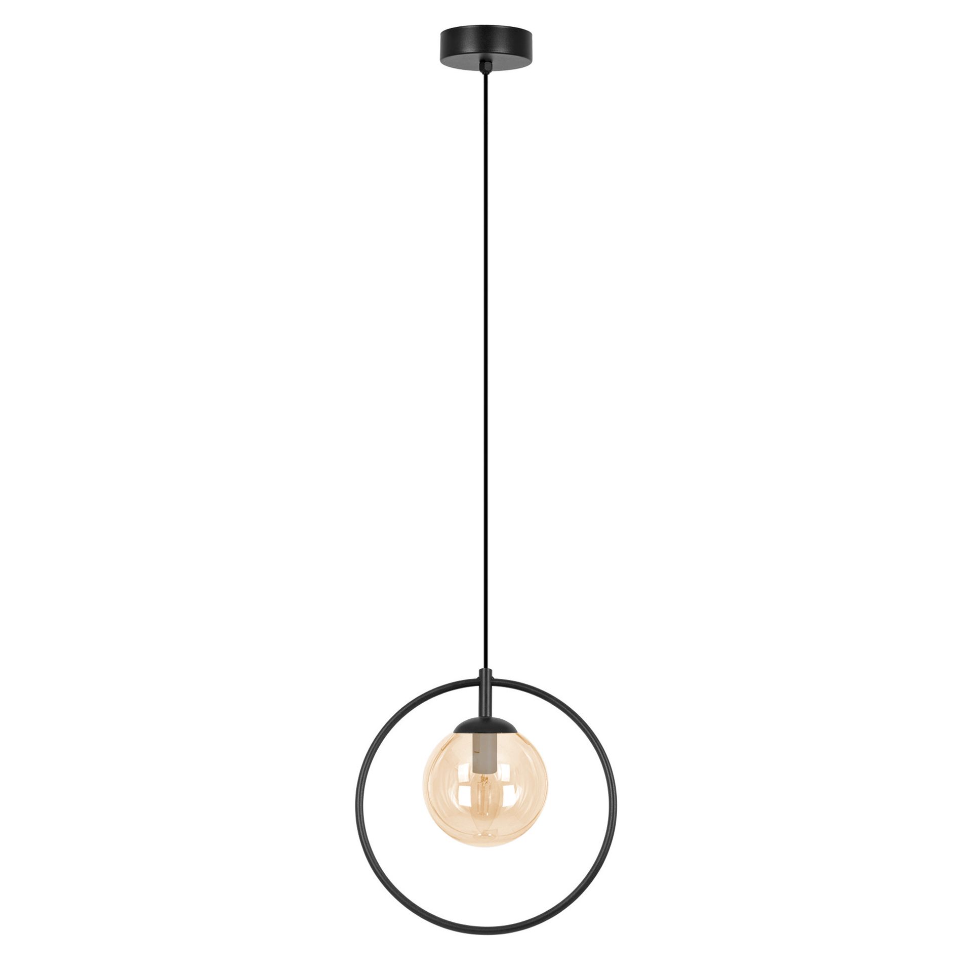 Lampa wisząca z obręczą, pojedynczy zwis K-5476 z serii VENTA