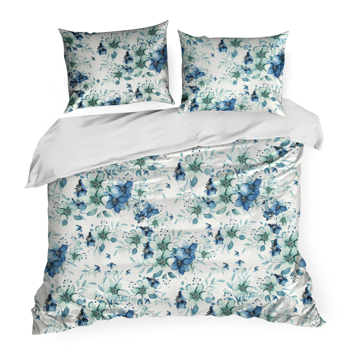 Pościel 220 x 200 3cz Satyna Bawełniana Spring 54