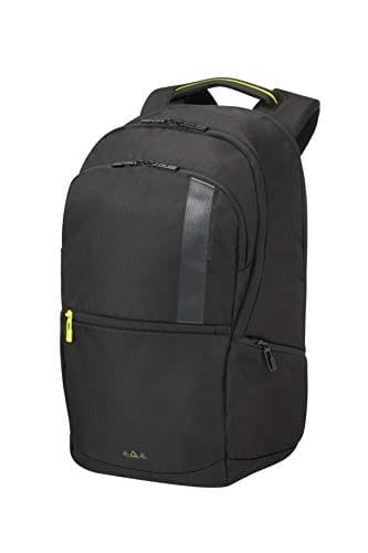 American Tourister Plecak Na Laptopa 14 Zoll Unisex - Czarny, Ergonomiczne Paski, Wyściełana Kieszeń, Recyclextm